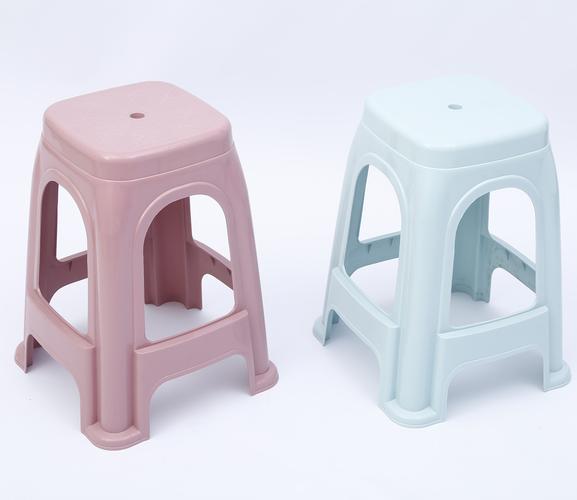 厂家批发塑料凳子成人加厚家用餐桌防滑高凳时尚客厅塑胶圆凳板凳
